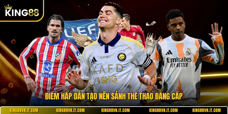Điểm hấp dẫn tạo nên sảnh thể thao đẳng cấp