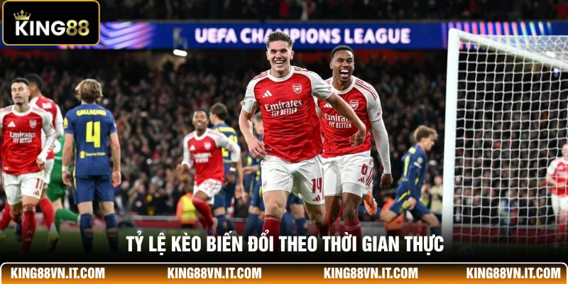 Tỷ lệ kèo biến đổi theo thời gian thực